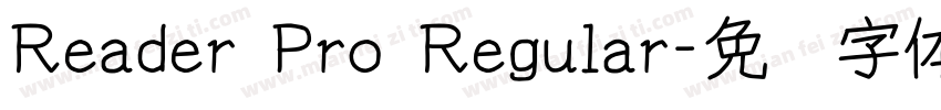 Reader Pro Regular字体转换